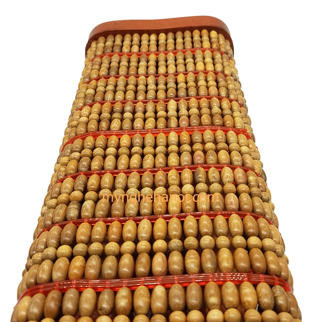 Gối gỗ Bách Xanh thơm nhẹ hạt hình quả trám cao cấp  Hàng Việt Nam